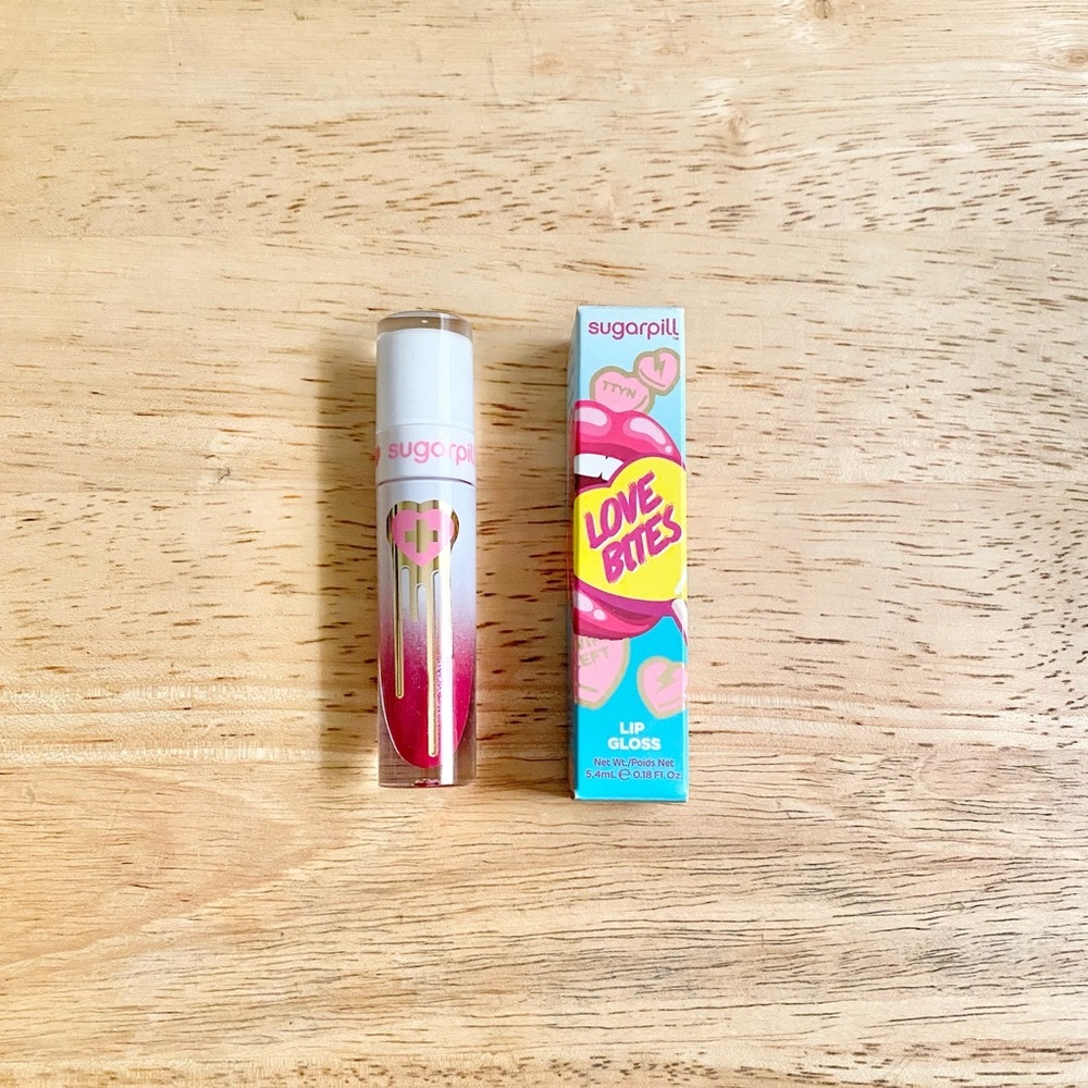 NWT Sugarpill: Rare 🔥 Limited Edition TTYN Pink Glitter Pigmented Lip Gloss - Picture 4 of 5